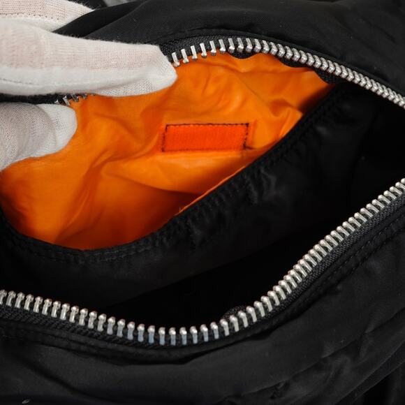 Head Porter Yoshida Tanker Shoulder belt Body Bag funnypack Black Large Rare - Picture 11 of 15